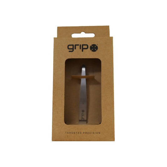 GRIP® Tweezer Slanted Tip Stainless Steel