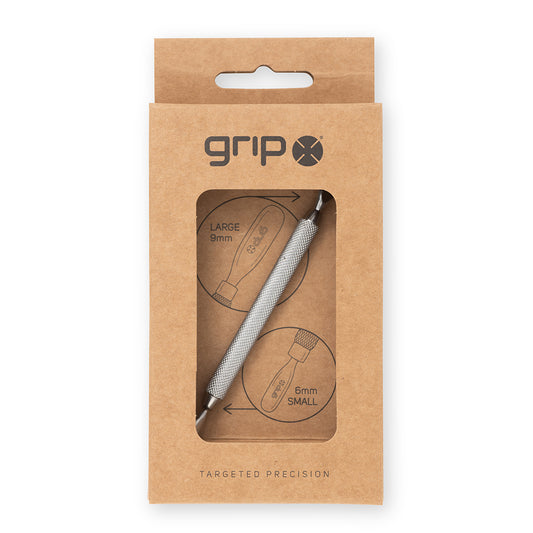 GRIP® Cuticle Pusher Double Ended Stainless Steel