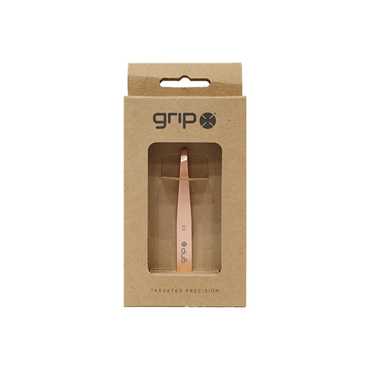 GRIP® Tweezer Claw Slanted Tip Rose Gold R3