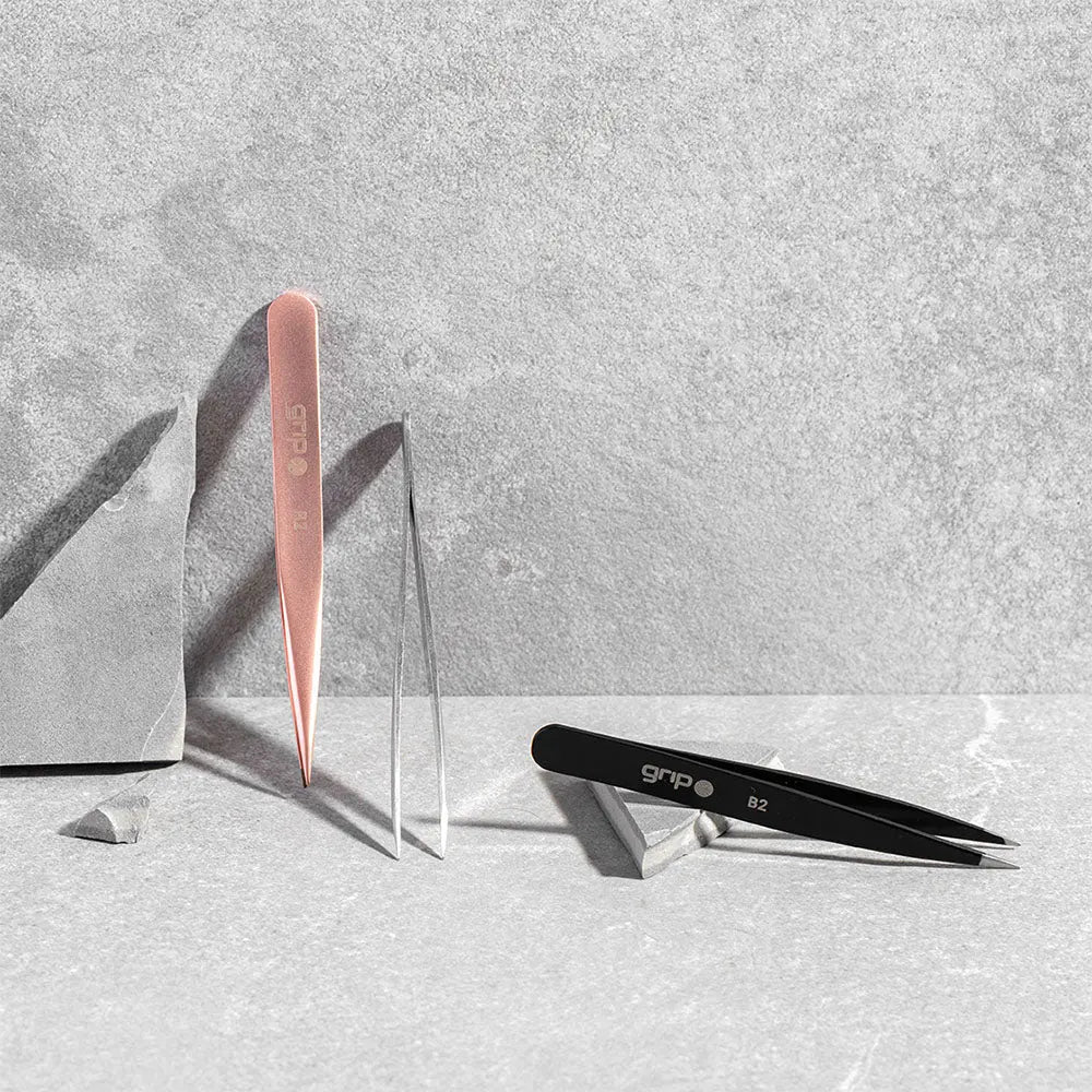 Pointed Tweezers Grip Beauty Tools