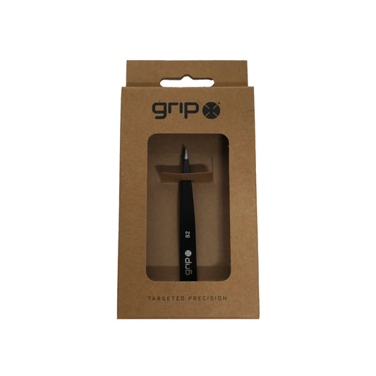 GRIP® Tweezer Pointed Tip Matte Black MB2