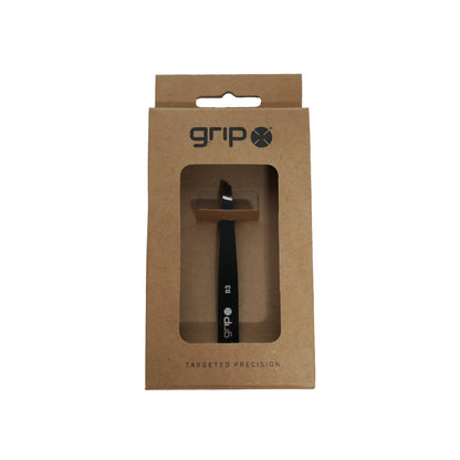 GRIP® Tweezer Claw Slanted Tip Matte Black MB3 Grip Beauty Tools