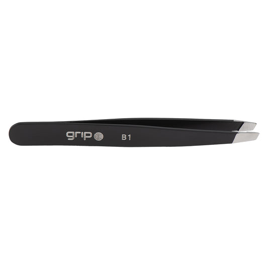 GRIP® Tweezer Slanted Tip Matte Black MB1