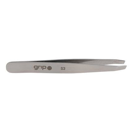 GRIP® Tweezer Claw Slanted Tip Stainless Steel Grip Beauty Tools