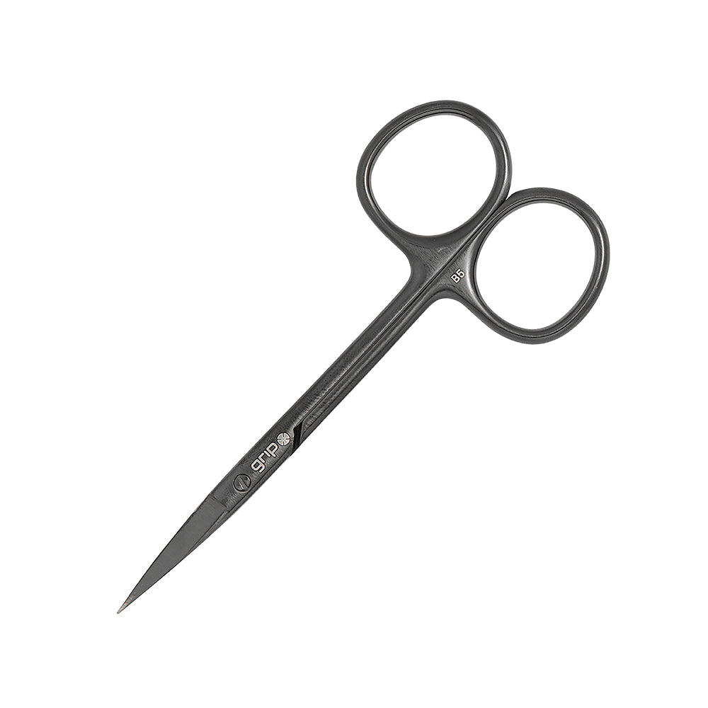 Matte Black Stainless Steel Nail Scissor- GRIP® Beauty Tools