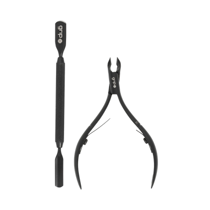 GRIP® Cuticle Duo - Matte Black Grip Beauty Tools